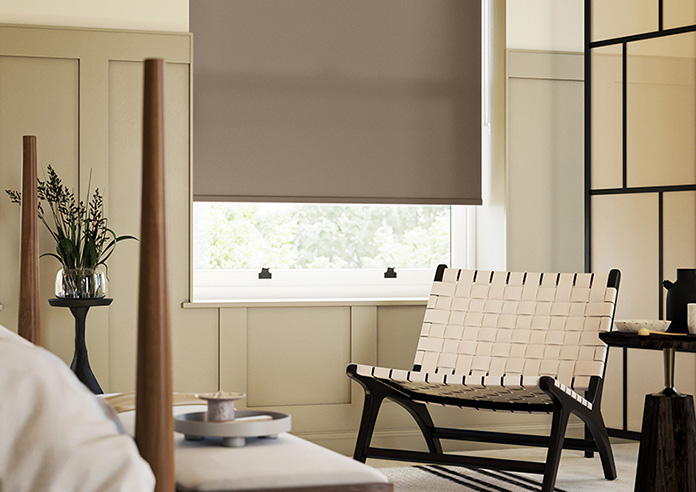 Trapani, Chocolate - Twist&Fit Roller Blind - Image 5